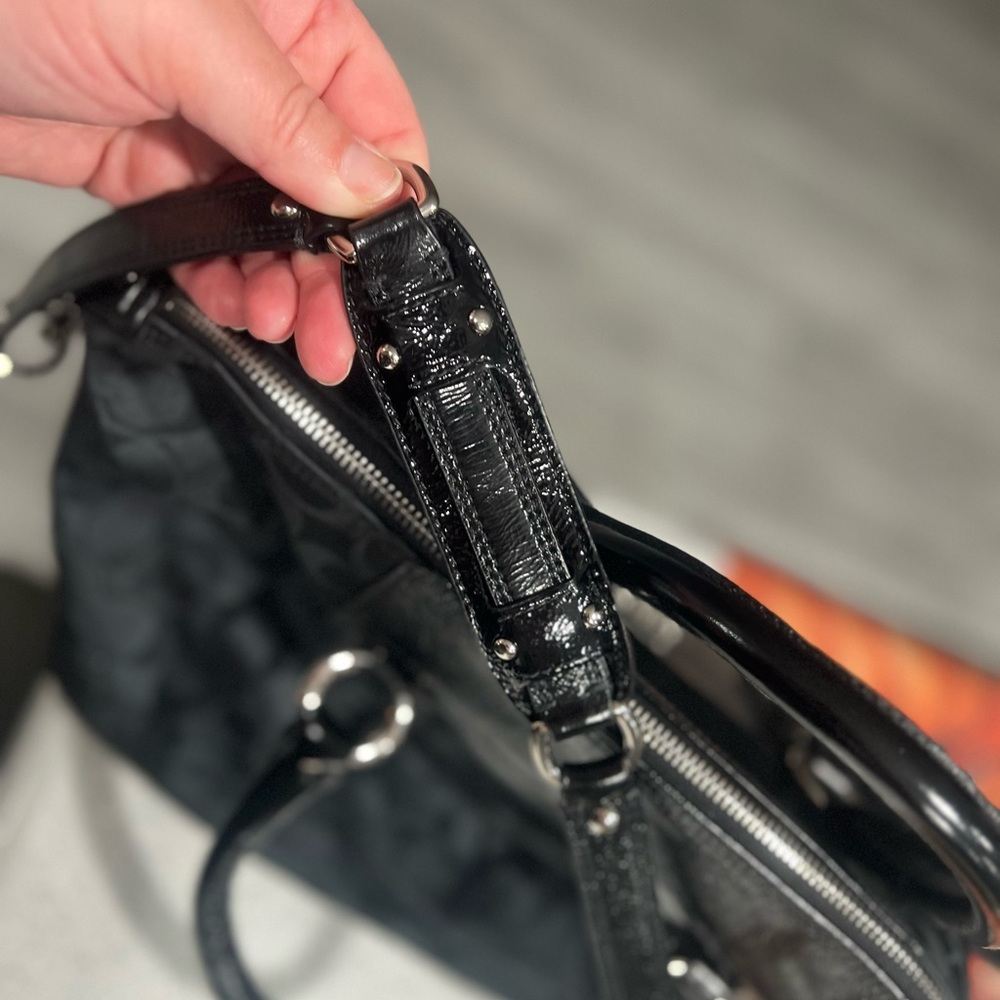 Coach Black Satchel Bag - Picture 7 of 11